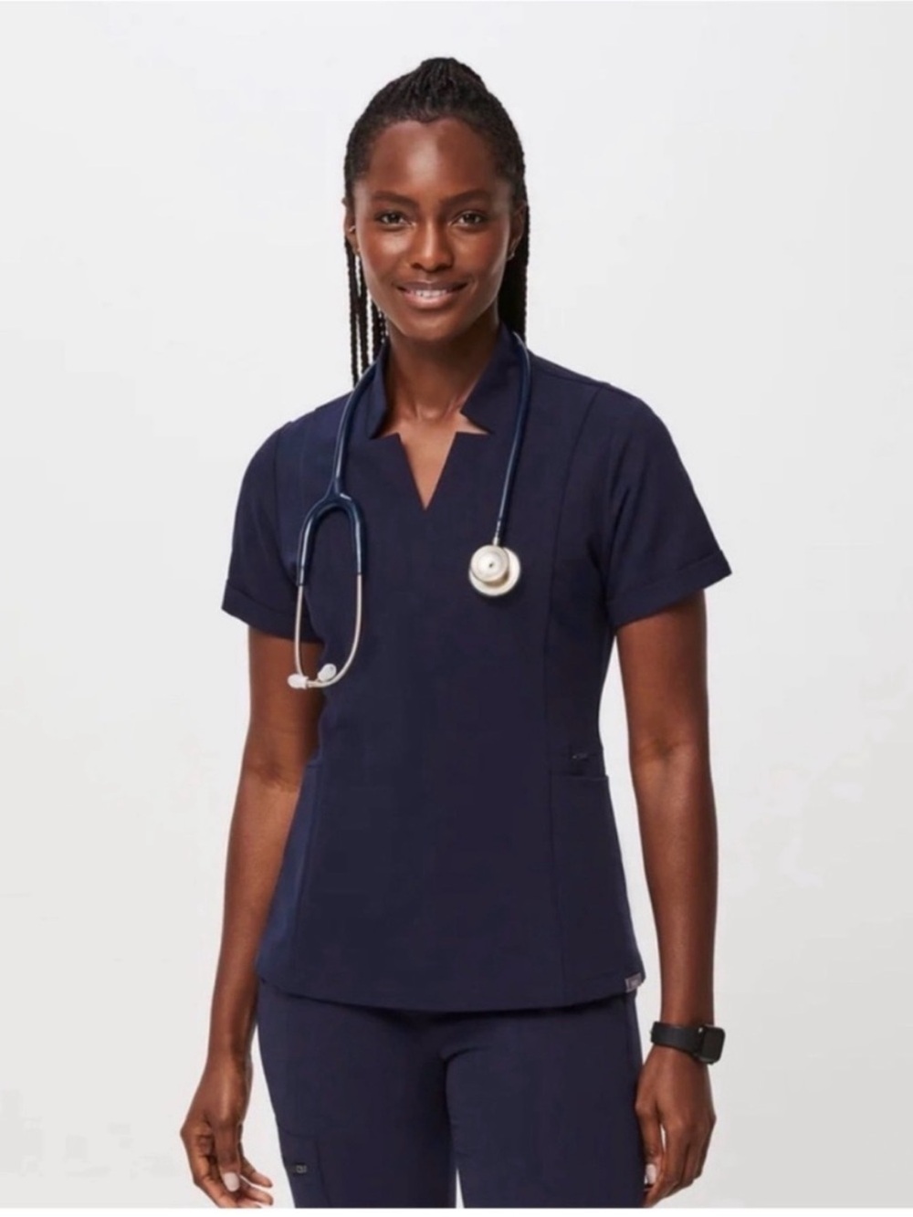 FIGS Inala slim fit scrub top